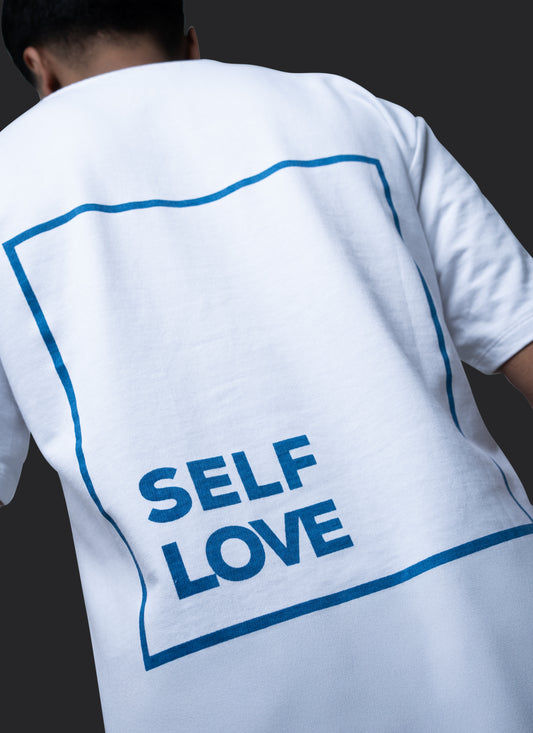 WHITE SELF LOVE T-SHIRT